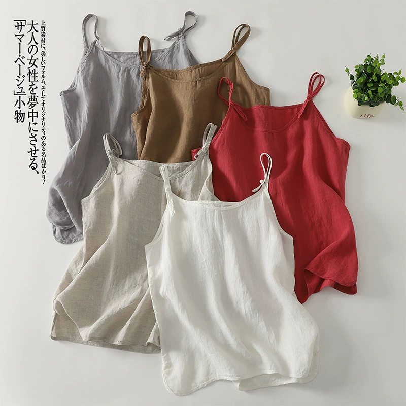 Реальный выстрел 2025 новый хлопок и лен носить два ремни до и после