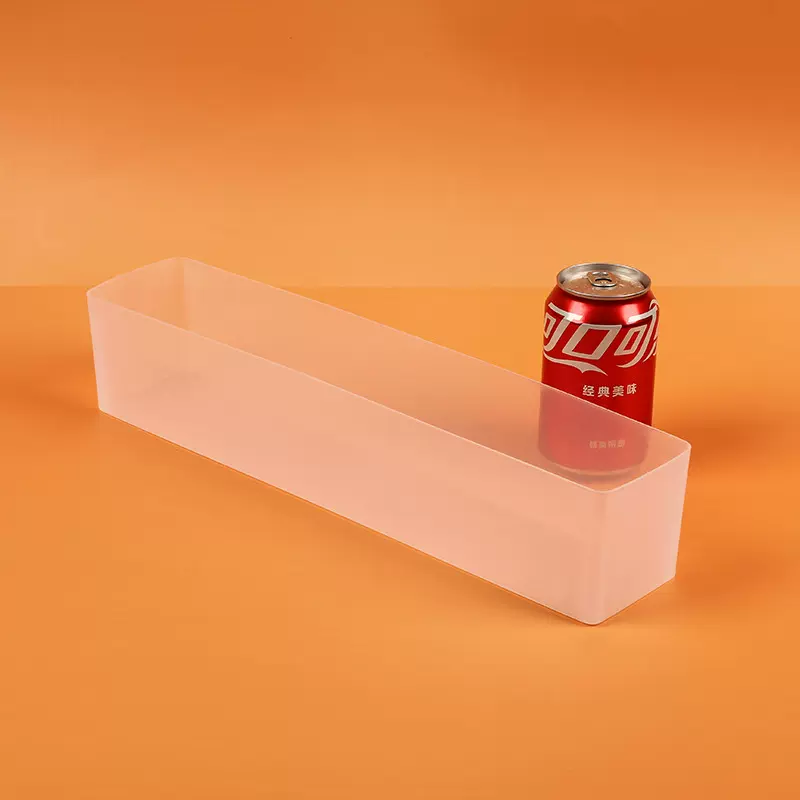 长条平口展示盒超市货架陈列盒小零件透明塑料收纳盒散装食品盒子