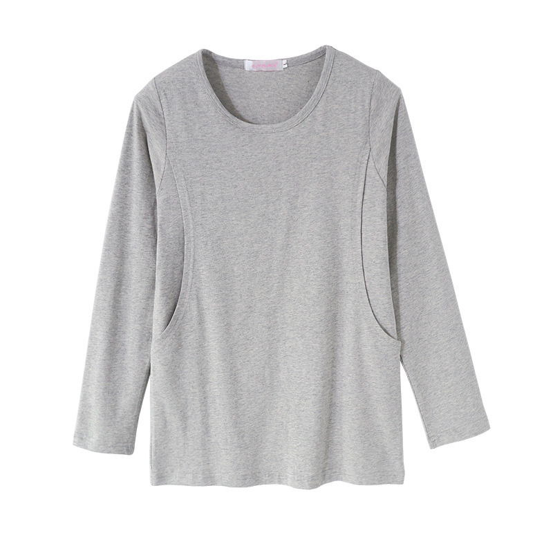 授乳服の秋衣の上着は外に出ます。|undefined