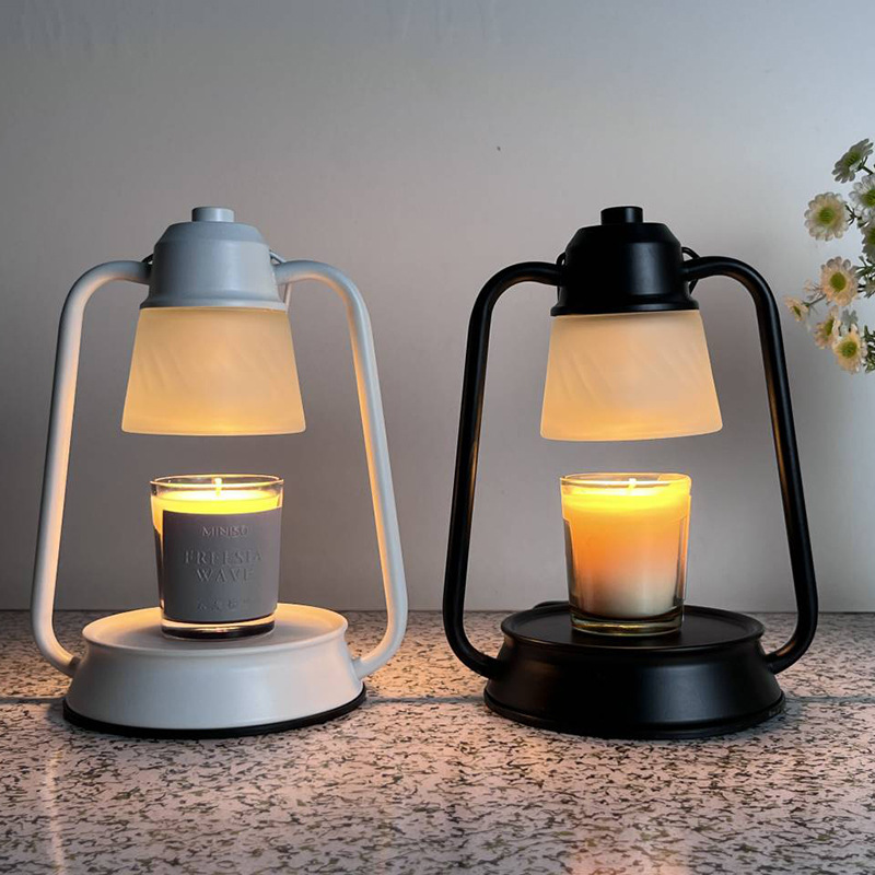 Cross-Border American aromatherapy wax lamp creative bedroom bedside fire-free smoke-free aromatherapy candle lamp retro home table lamp