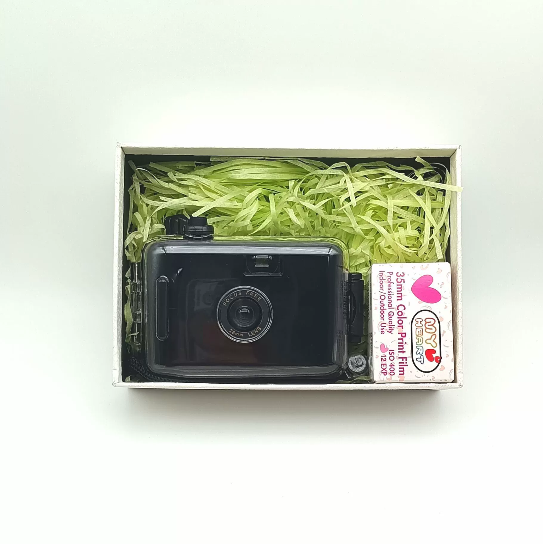 Бело-голубая Polaroid, водонепроницаемая детская камера, ретро подарочная коробка