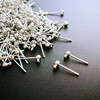 Copper beading needle, earrings, golden accessory, silver 65 sample
