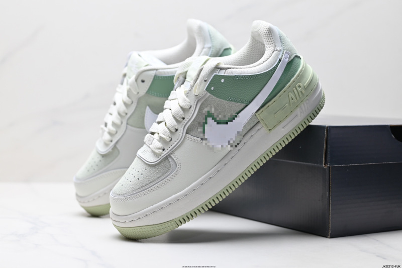 莆田鞋纯原高品质WMNS AF1 shadow女空军一号马卡龙增高休闲板鞋|undefined