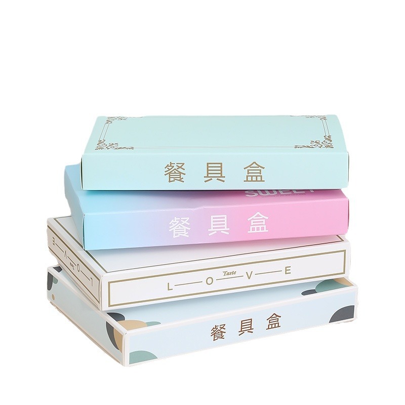 Caja de pastel de cumpleaños transparente caja de embalaje cuchillo y tenedor caja de vajilla 6 6 6 8 8 10 10 12 pulgadas Individual Doble capa simple engrosada