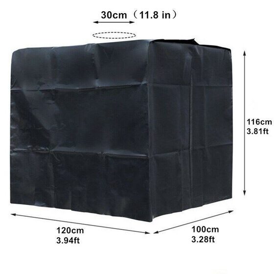 Cross-border hot IBC ton bucket cover 1000L outdoor water tank cover waterproof dustproof thermal insulation factory bucket cover