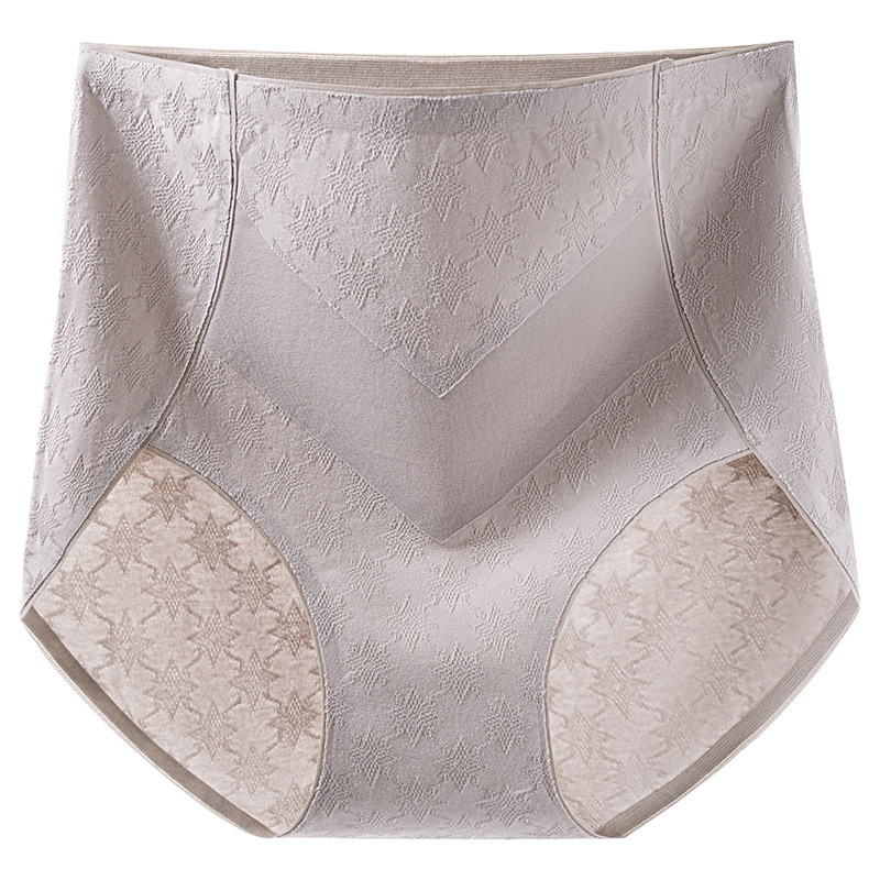 Calzoncillos sin costuras de algodón de gran tamaño para mujer con cintura fina de verano antibacteriana