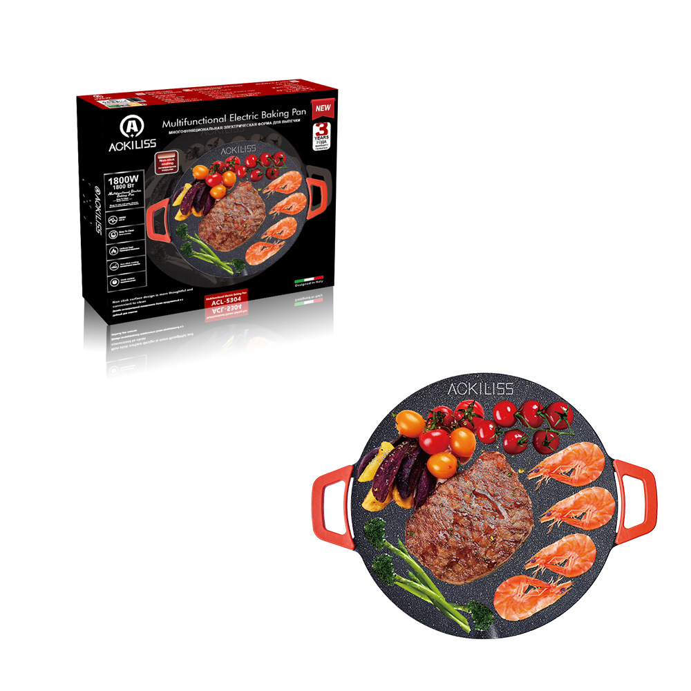 Piastra grill antiaderente per bistecche e barbecue_voghion.com