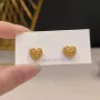 日常爱心镂空时尚耳钉