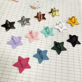 新款可爱星星月亮金属挂钩手机壳diy手工配件挂绳扣鞋包五金配饰