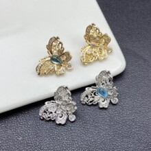 18K����߱�ɫ��ʯ�U�մ��׺���diy�����ִ�������Ʒ���