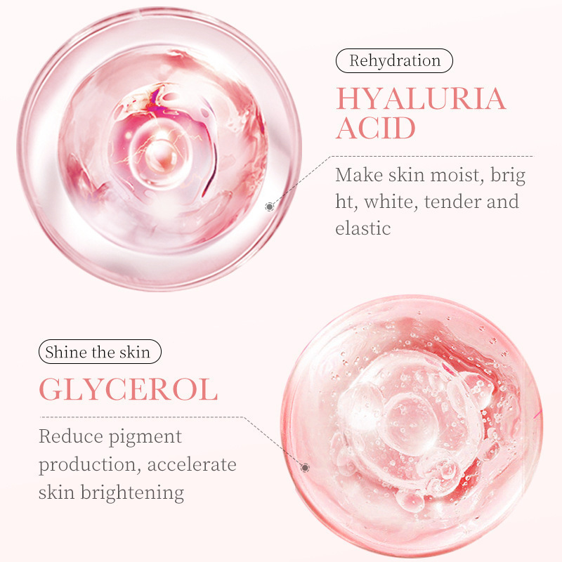 BIOAOUA Rose Hyaluronic Acid And Replenishing Brightening Skin Tone Moisturizing Firming Face Cream_voghion.com
