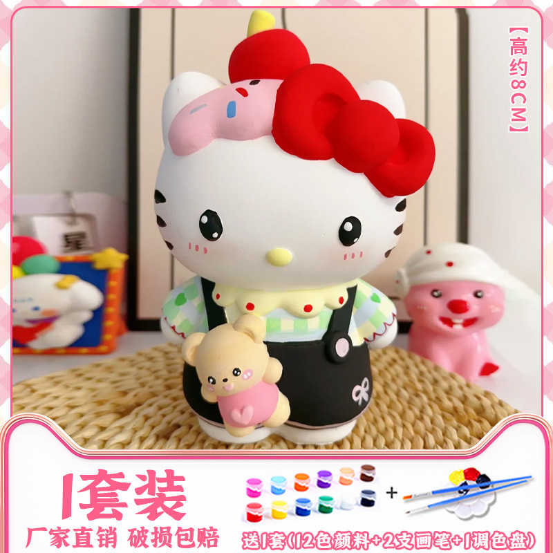 Muñecos de Yeso 3D para Pintar DIY Pintado a Mano para Manualidades