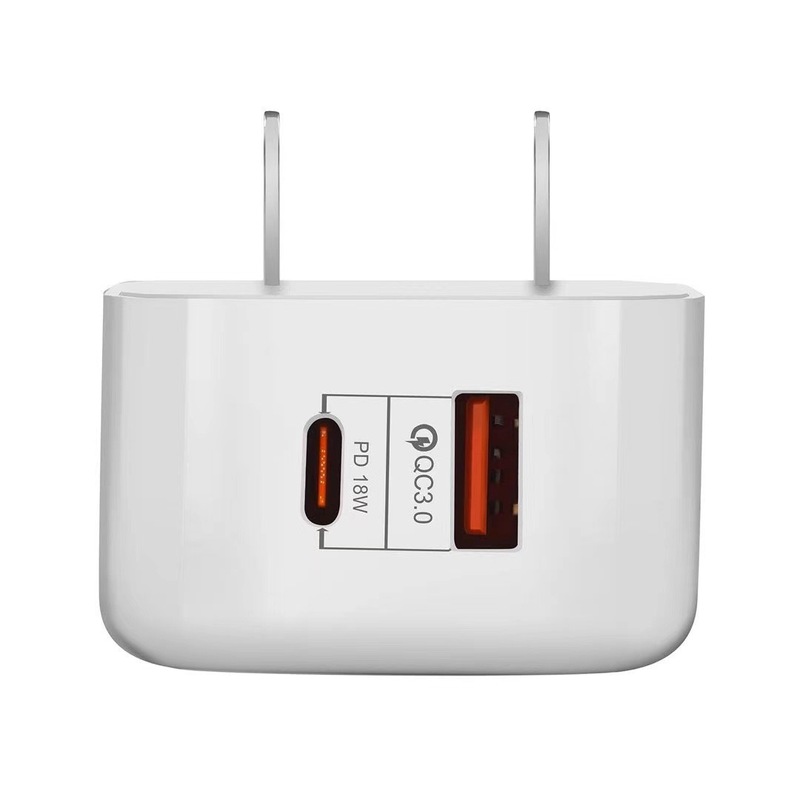 英规折叠脚PD快充充电器英规A+C双口充电头UKCA英规PD+QC3.0适配|undefined