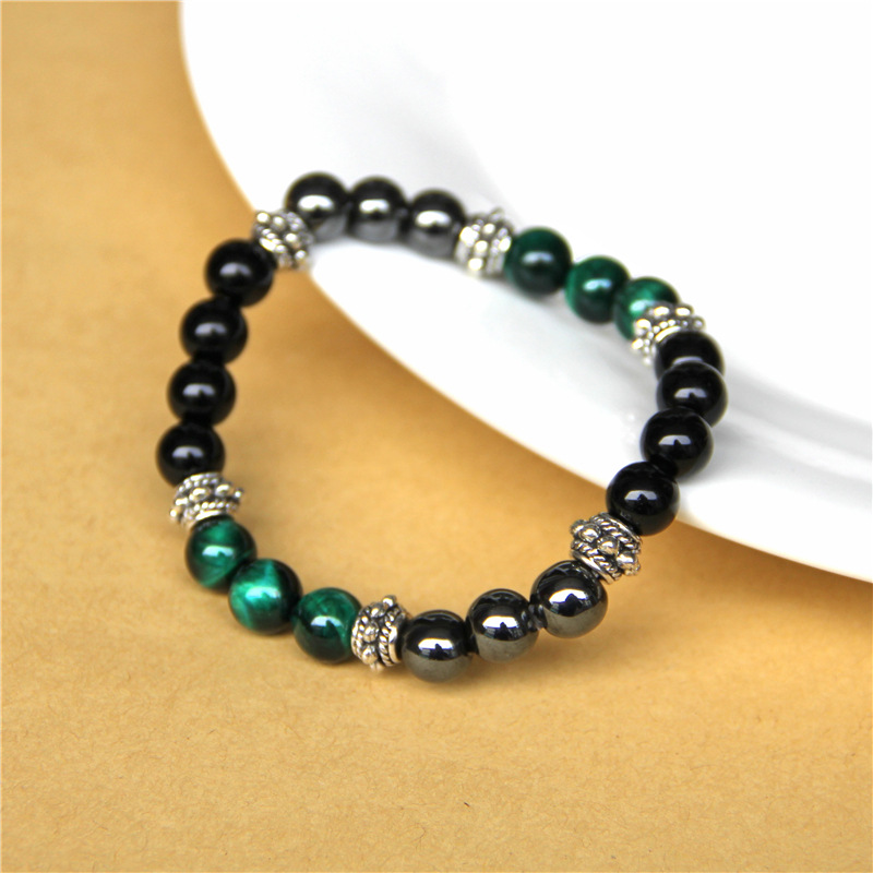 Simple Style Gradient Color Natural Stone Handmade Bracelets display picture 3