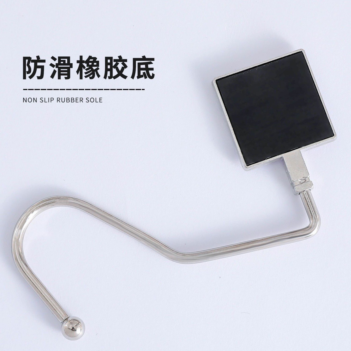 gancho de bolsas de carbón de dibujos animados para estudiantes de escritorio fuerte portante sin perforación móvil sin clavos gancho general portátil