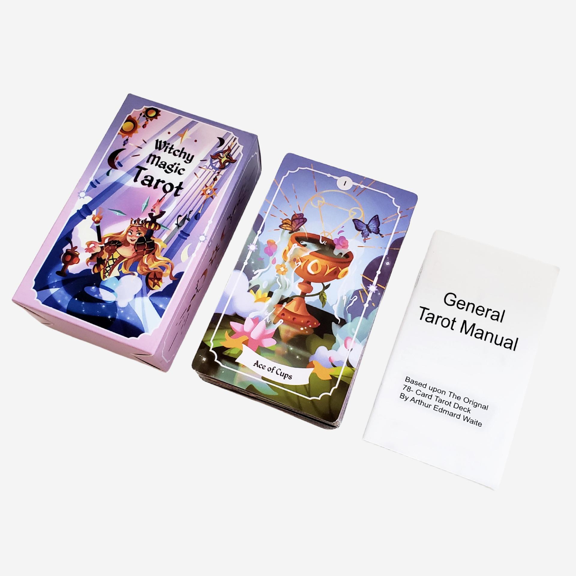 Witchy Magic Tarot Board Game Cards For Party Games Collection_voghion.com