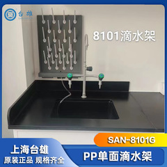 上海泰雄 PP 片面ドリップラック実験室排水ラック SAN-8101 27 バー耐食性と高靱性