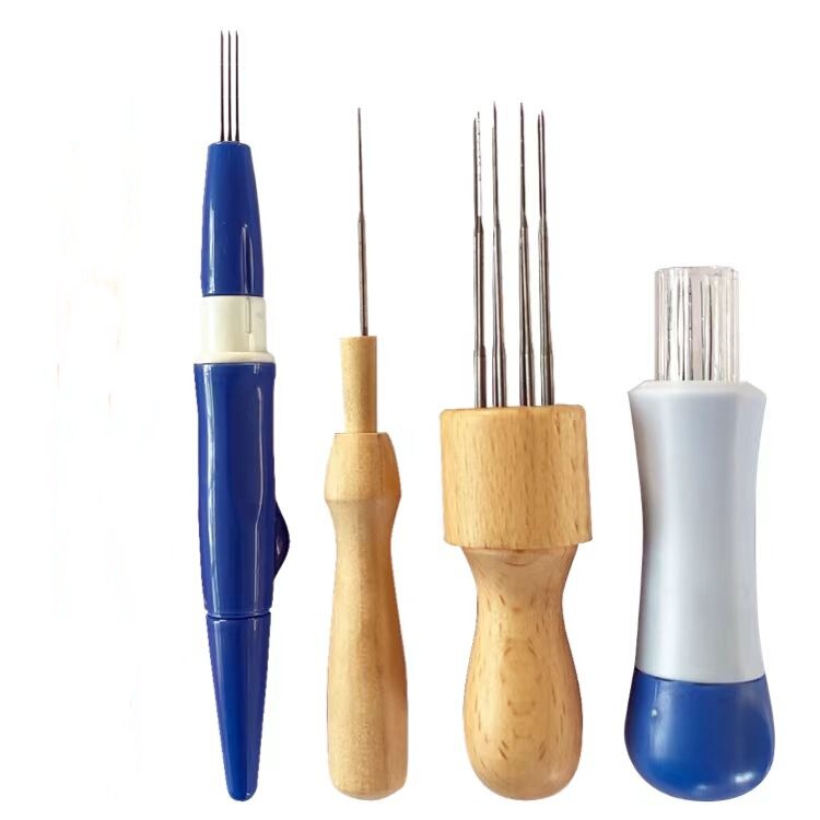Wool felt poking poking needle manual diy tool suit multi-head stylus pen three needles eight needles seven needles thick medium thin Wool felt poking poking needle manual diy tool suit multi-head stylus pen three needles eight needles seven needles thick medium thin