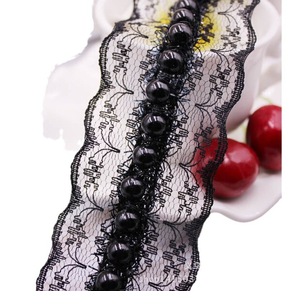Lace underwear pearl with bow