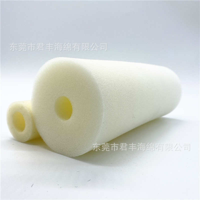 供应生产聚氨酯过滤海棉 空气过滤棉  圆柱异形切割过滤海棉