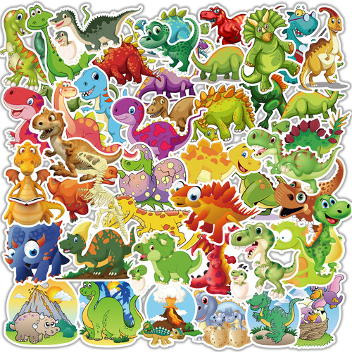 A variety of 50 non-infringing animal cross-border graffiti stickers for cars, mobile phones, water cups, computer accounts, waterproof stickers