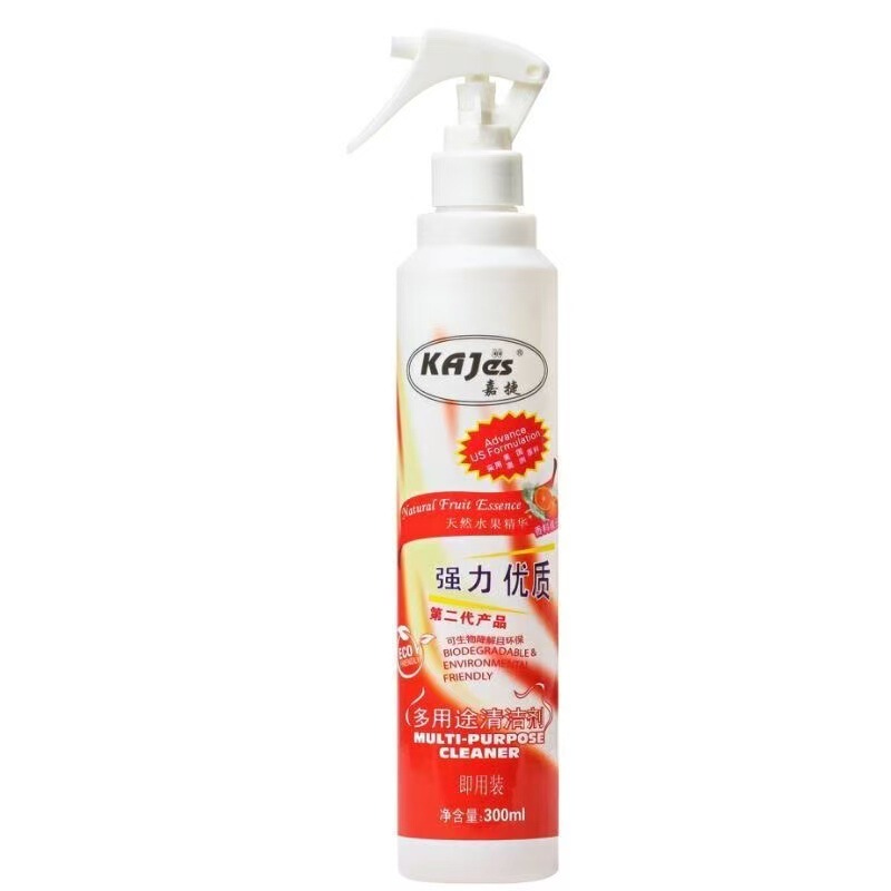 Jiajie multi-purpose cleaner, kitchen household degreaser, furniture, wooden floor, and sofa cleaning solution, no-rinse formula