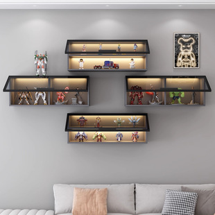 Wall-Mounted Hand-Made Display Cabinet Small Wall Hanging Cabinet Home Display Toy Cabinet Model Storage Cabinet