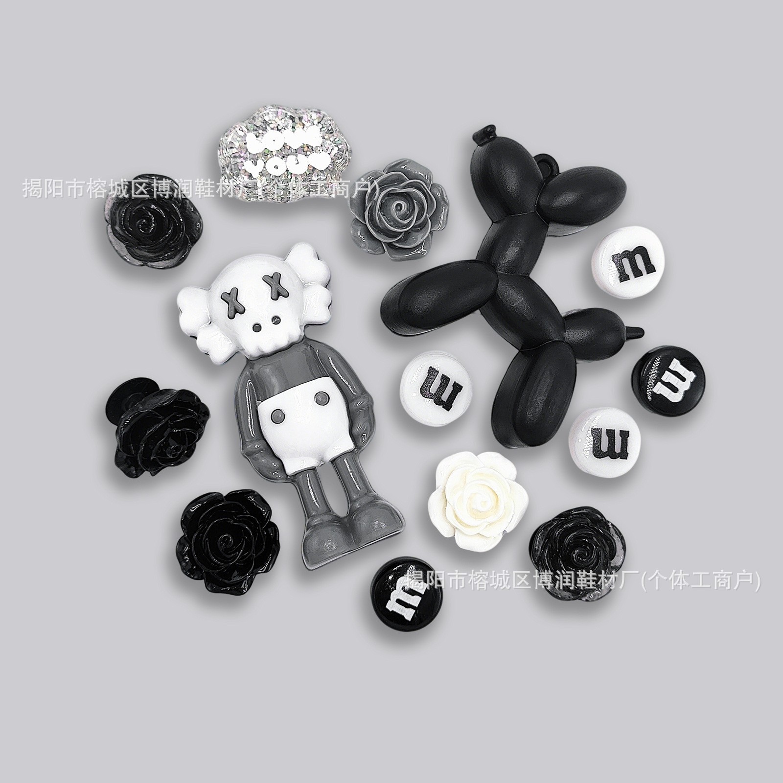 세서미 스트리트 풍선 강아지 (단추 부착형, 즉시 사용 가능)