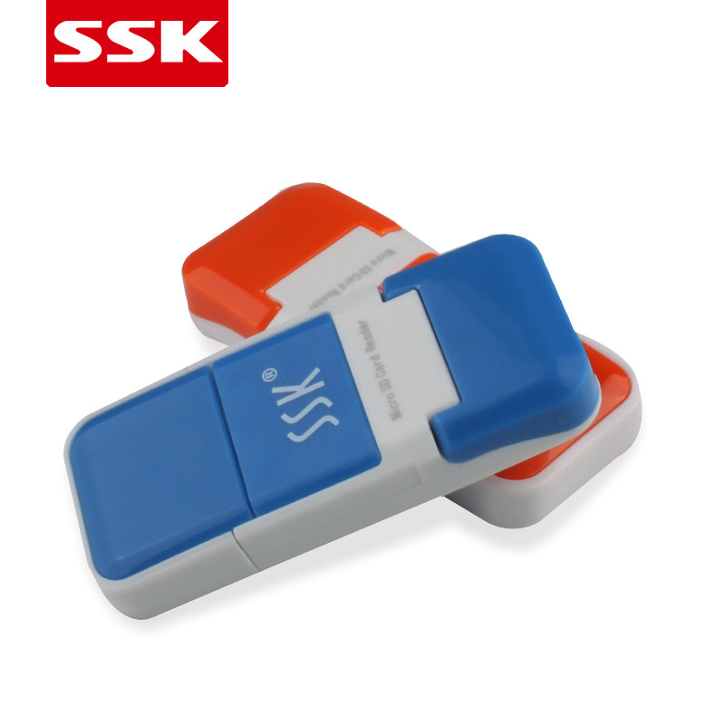 SSK王創意ミニ適用usb 2.0高速カードリーダーマイクロsdカードSCRS022カードリーダー|undefined