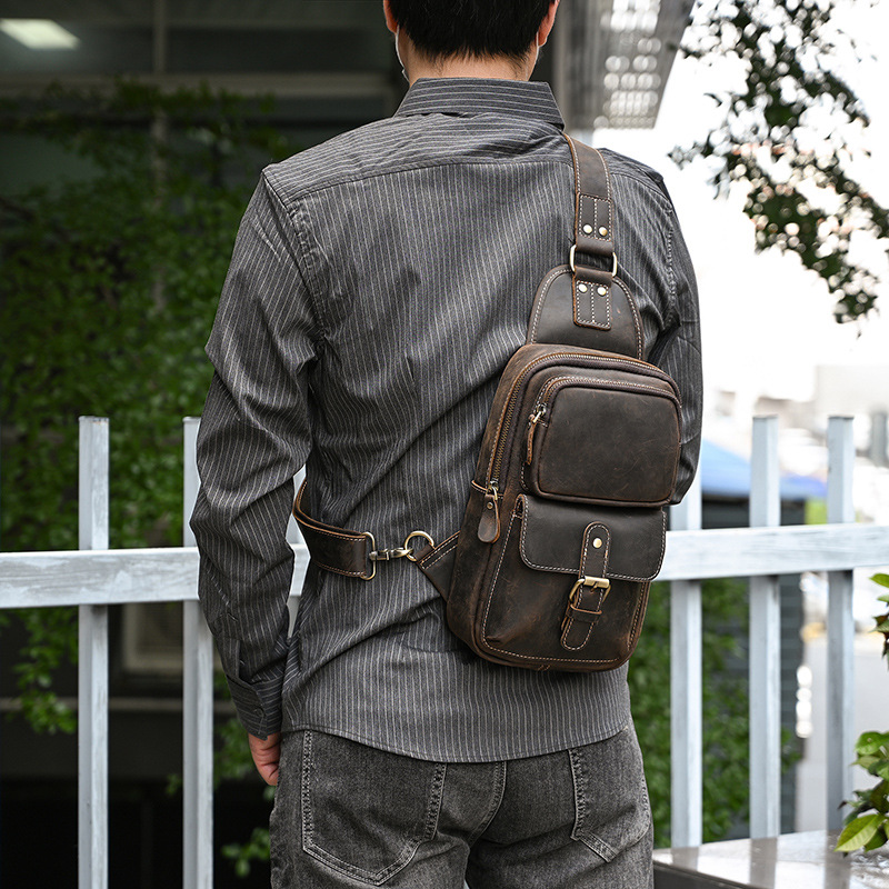 Bauletto in pelle di cavallo pazzo per uomo casual, borsa a tracolla semplice in pelle di mucca con croce diagonale, borsa da viaggio all'aperto_voghion.com