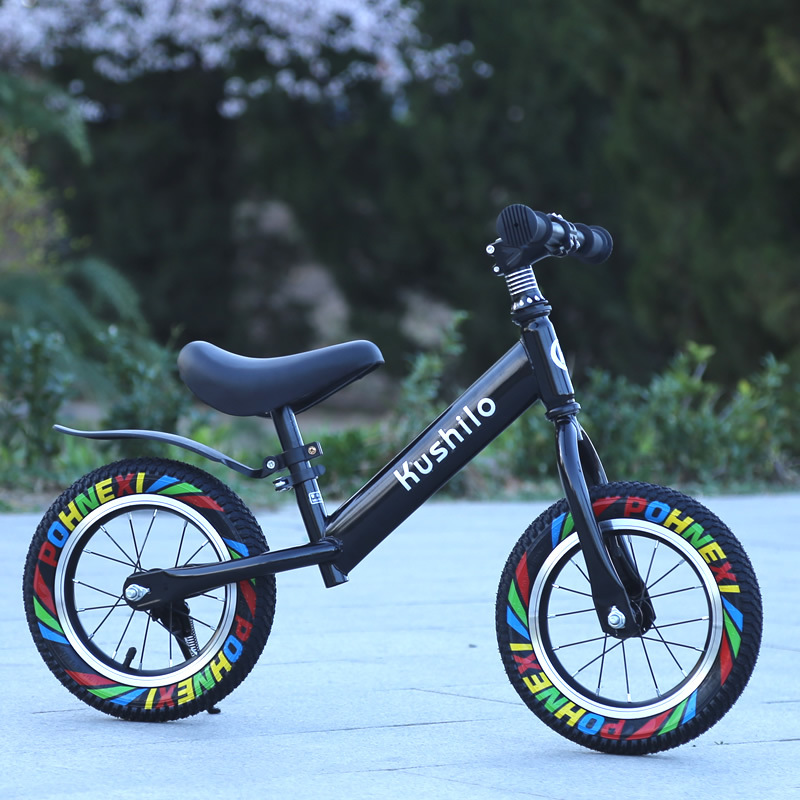 Bicicleta de equilibrio para niños con pedal, bicicleta de dos ruedas de 2 - 6 - 10 años, neumático para bicicleta sin pedal