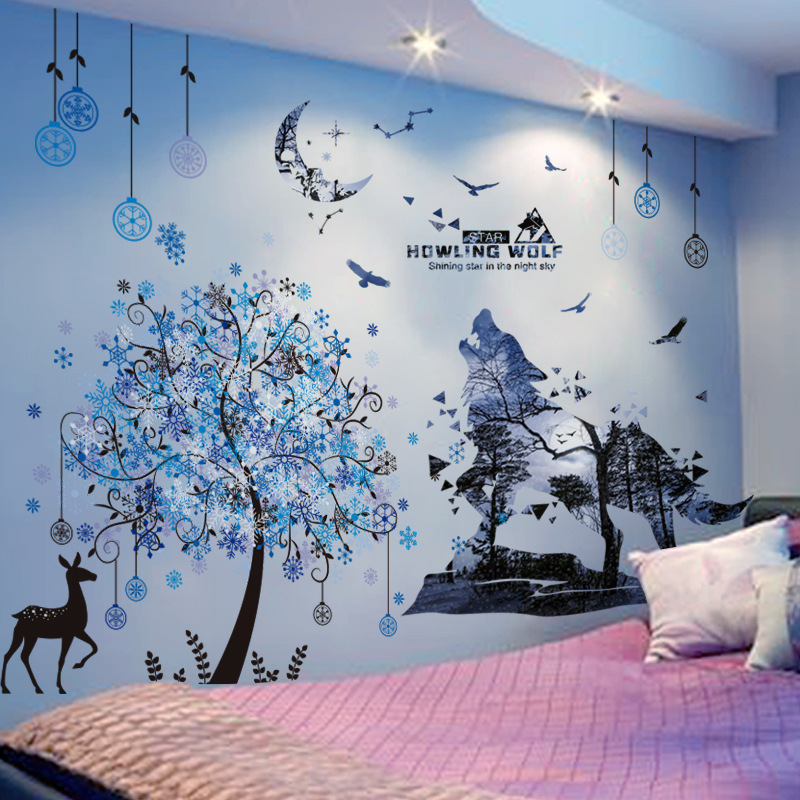 Wall Stickers Boys Bedroom Room Bedside Wall Decorations Background Wall Wallpaper Self-Adhesive Wallpaper Dormitory Poster Stickers Wall Stickers Boys Bedroom Room Bedside Wall Decorations Background Wall Wallpaper Self-Adhesive Wallpaper Dormitory Poster Stickers