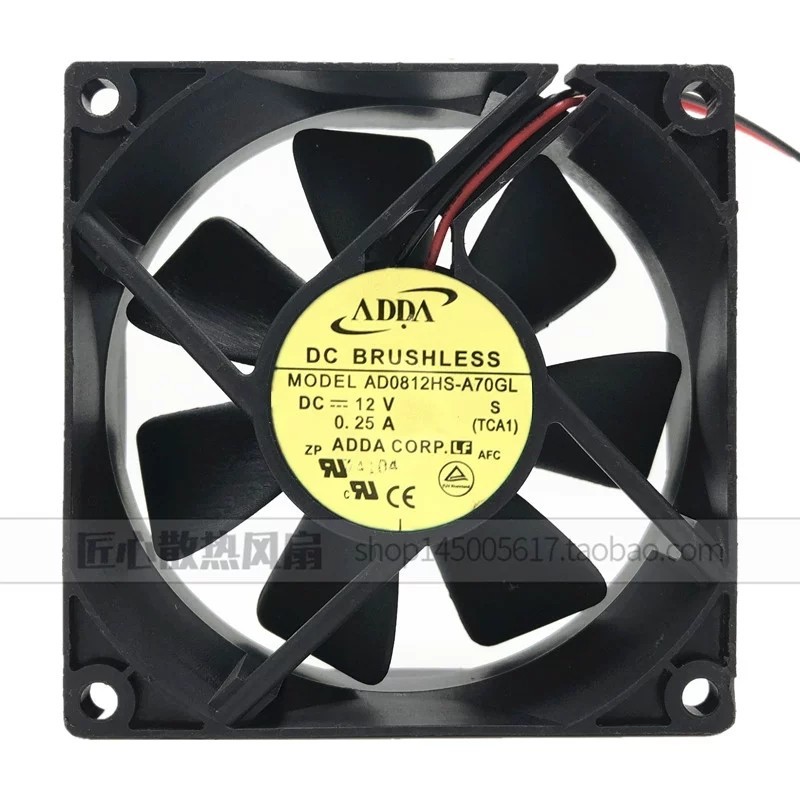 ADDA 8025 DC12V 0.25A AD0812HS-A70GL 8CM 机箱/电源散热风扇