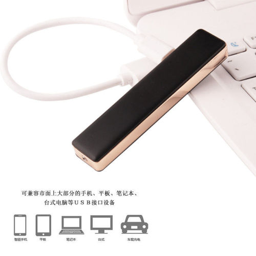 MG879 creative metal usb rechargeable slim lighter portable electronic cigarette lighter dropshipping