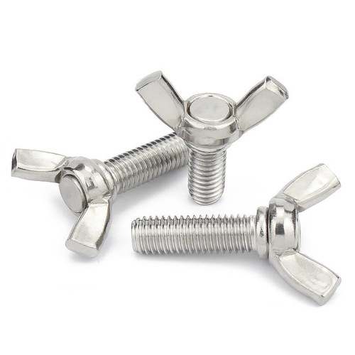 304 stainless steel butterfly screw M3-M10 American ingot ramrod butterfly bolt 1/4 hand-tightened butterfly screw