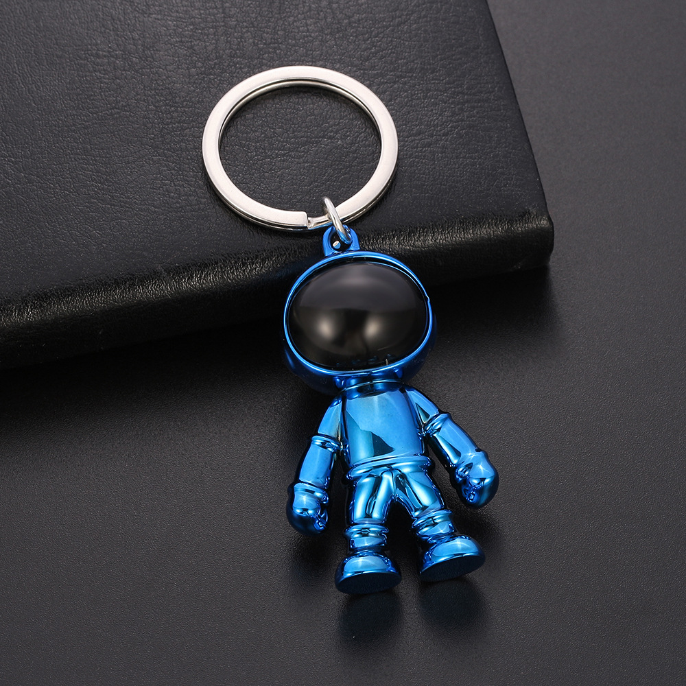 Cartoon Style Astronaut Plastic Unisex Bag Pendant Keychain display picture 4