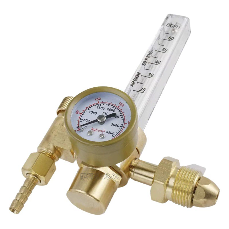 Трансграничная аргонно-дуговая сварка редукционный клапан CGA580 резьба манометр медь внешние зубы AR191 счетчик газа аргона AR датчик декомпрессии