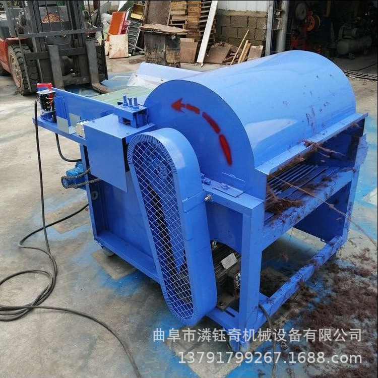 羊毛旧被套开松机 棉花被翻新开棉机 服装边角料开松机