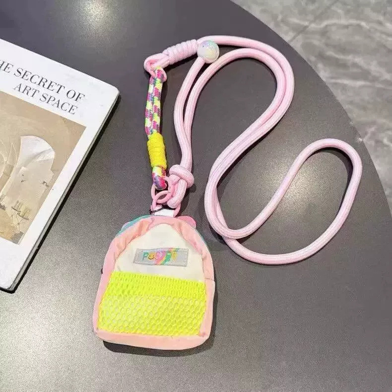 Correa Cruzada con Monedero para Celular de Poliéster, Decorativo, Anti-pérdida y Desmontable para Al Aire Libre