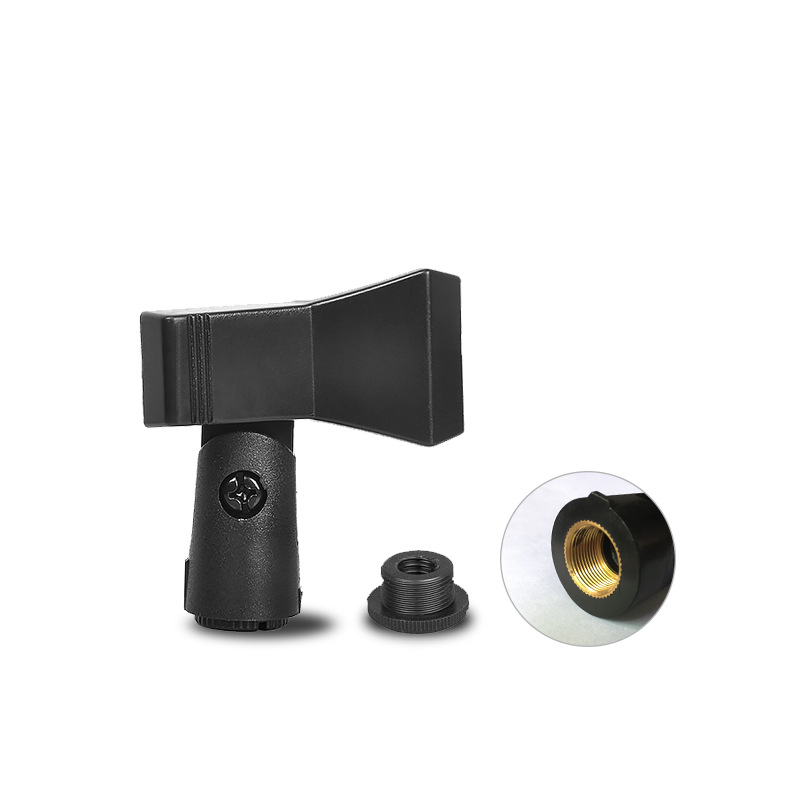 Clip de micrófono de primavera con soporte de refuerzo de hilo de cobre clip accesorios de manga transfronteriza