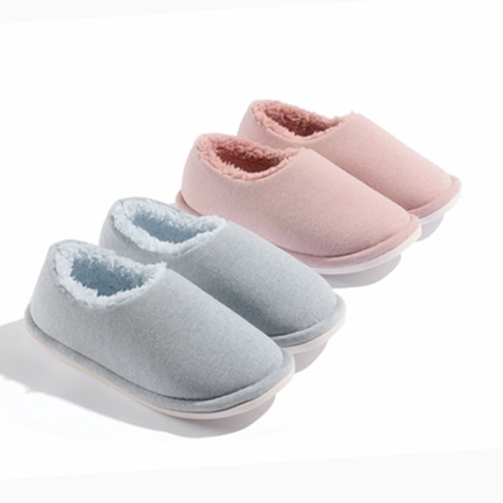 2019 новый осенне-зимний рюкзак на каблуке, теплые домашние тапочки, парные Тапочки