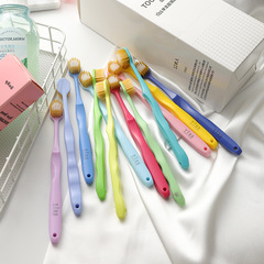 Japanese Style New Adult Soft Hair Toothbrush Wide Head 48 Holes Single Pack Japan Ultra Soft Hair Toothbrush Manufacturer Wholesale