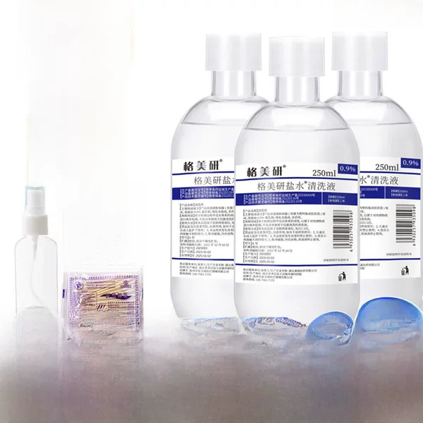 Factory Supply of Meiyan Cleaning Solution Salt Water Cleaning Physiological Saline 250ml Tattoo Nasal Wash Facial Light Salt Water