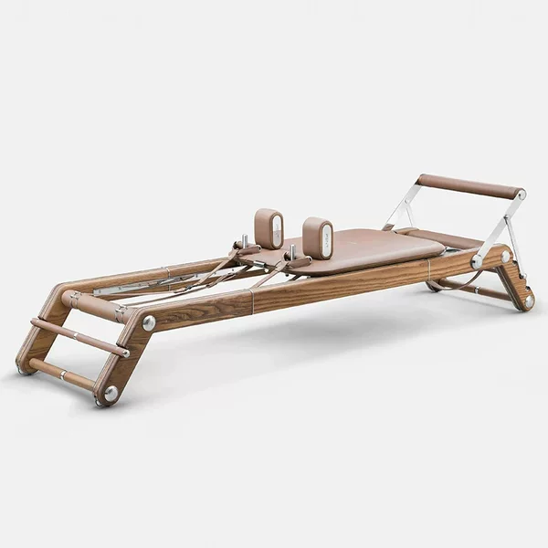 Poland's Joana Pilates Bed Walnut Wood Multi-Functional Fitness Equipment Core Training Bed Luxury Home Fitness Equipment