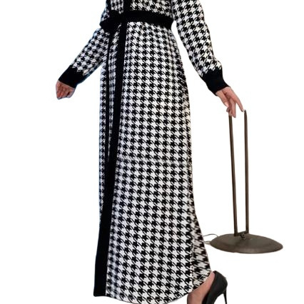 suits dress and long coat 2 pieces sets ladies winter suits
