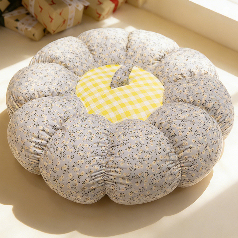 Cojín Futón de Calabaza de Peluche para Sala de Estar y Dormitorio
