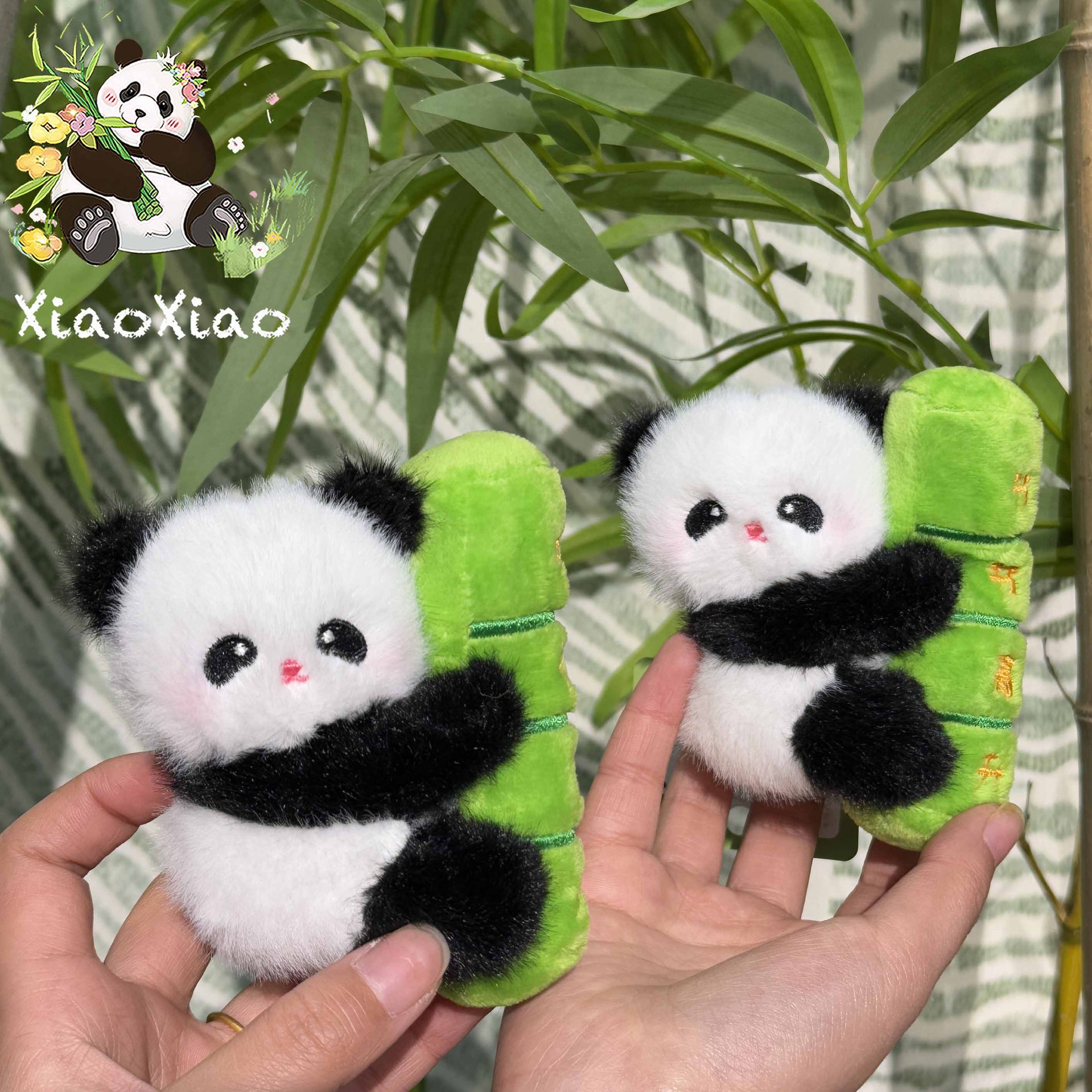 Authentic Chengdu Panda Pendant Cute Sitting Panda Doll Rising in Success Meaning Pendant Bag Charm