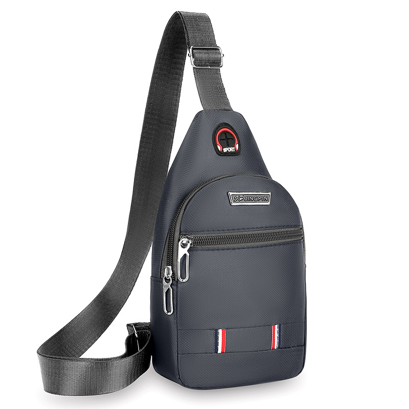 Moda transfronteriza bolso de pecho de los hombres nueva bolsa de mensajero de hombro casual Oxford tela moda simple bolsa de pecho mochila portátil