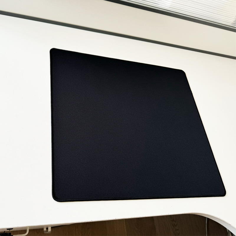 블랙 마우스 패드 250*300*3mm 오버록 포장