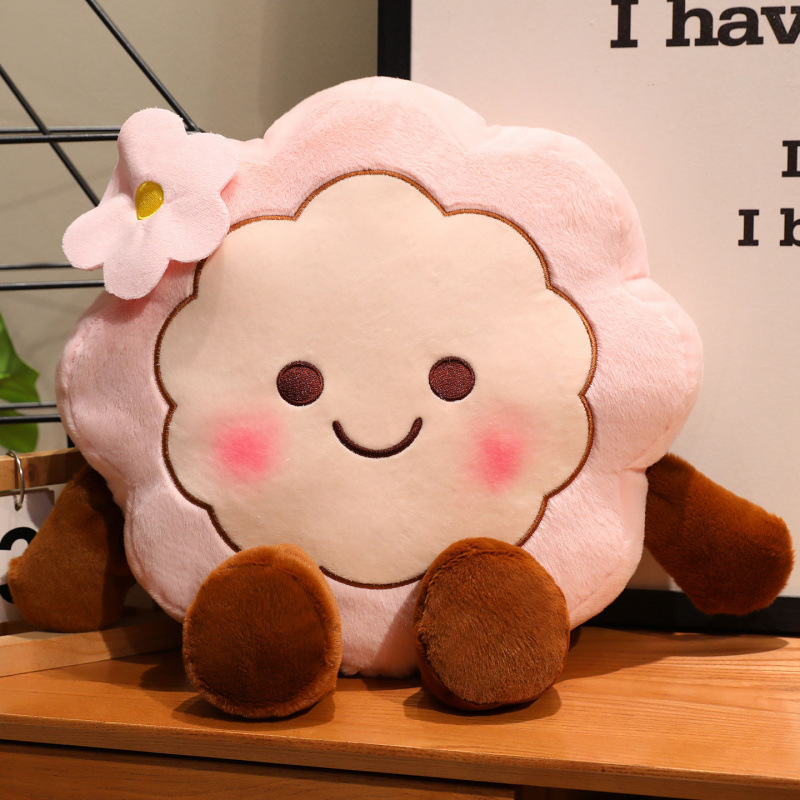 Caricatura lindo pastel de luna genio almohada juguete de peluche fresas cinco granos pastel de luna pequeño colgante muñeca regalo del Festival del Medio Otoño